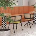 The Kin Armchair is available in different leg options.